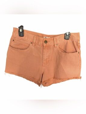 BILLABONG Terracotta Pink Denim Shorts size 28